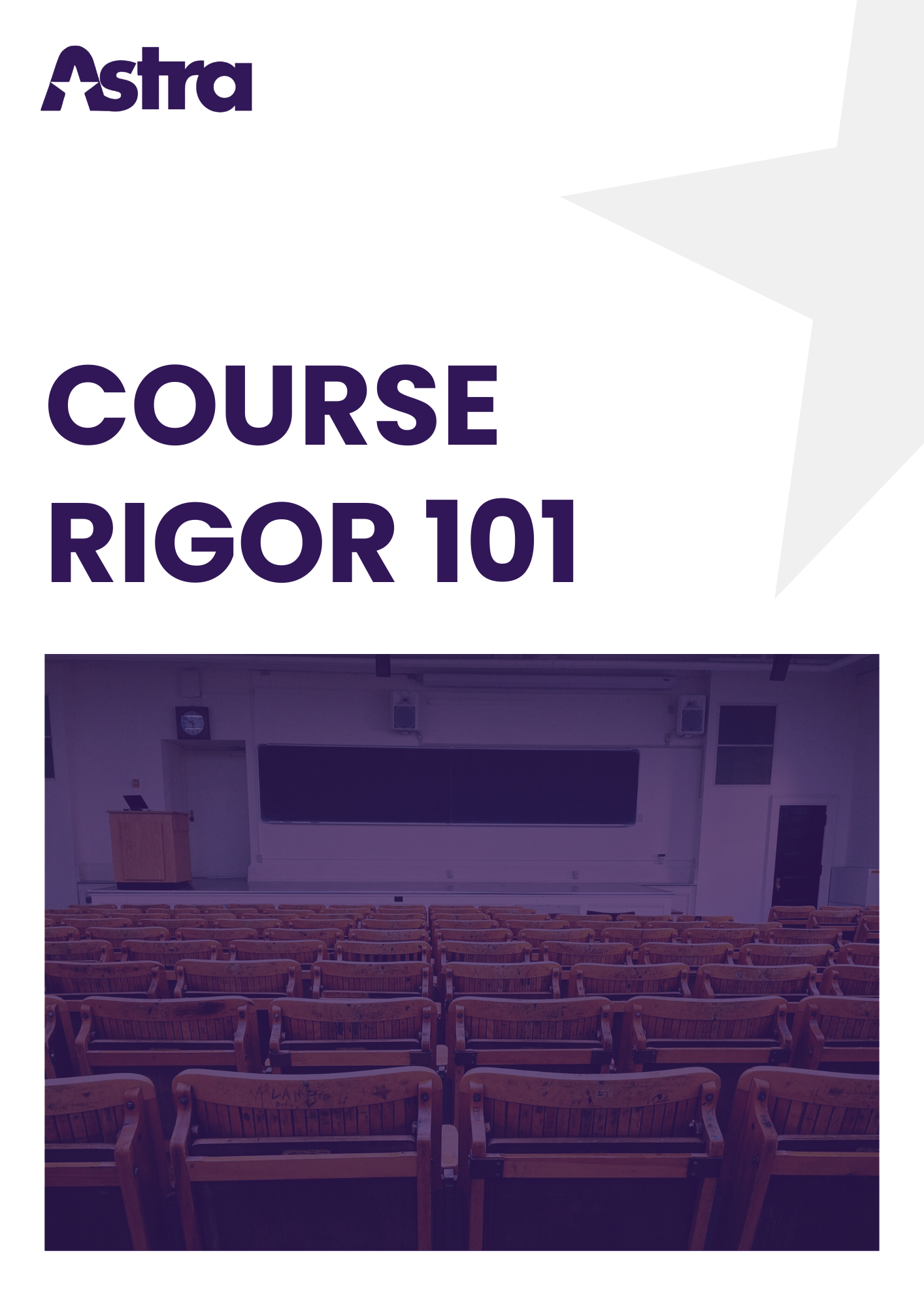 Course Rigor 101